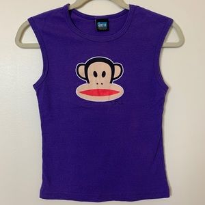 🚨SOLD Y2K Paul Frank Purple Tank